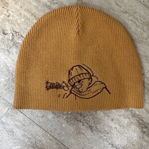Vintage 90s Southpole Beanie Skull Cap Knit Embroidered Hip Hop Skate Grunge